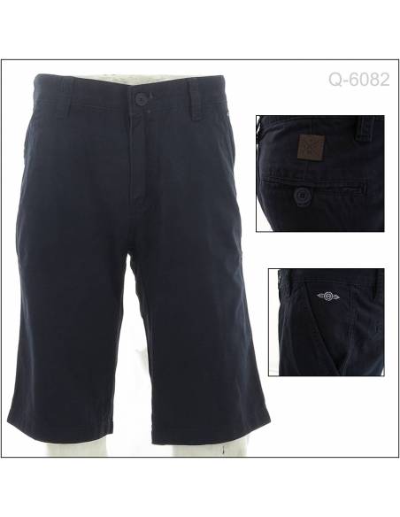 Celana Pendek Cowok Katun Biru Tua Elviti 29-32