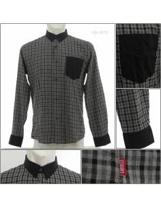 Kemeja Cowok Lengan Panjang Gabrielle S-XL