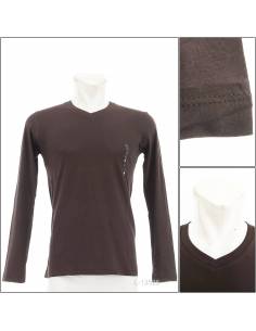 Kaos Oblong Polos Cowok Lengan Panjang Buzz M-XL