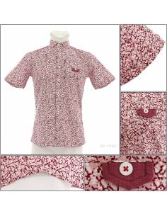 Kemeja Cowok Slim Fit Lengan Pendek Buzz M-L