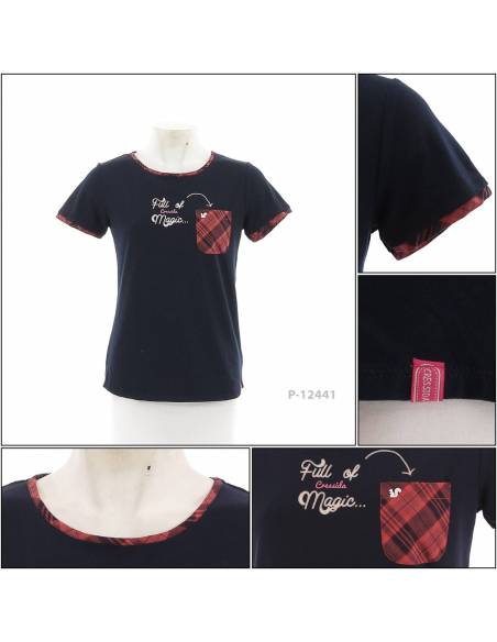 Kaos Oblong Cewek Lengan Pendek Cressida L