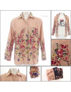 Kemeja Cewek Lengan Panjang Mikka All Size