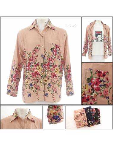 Kemeja Cewek Lengan Panjang Mikka All Size