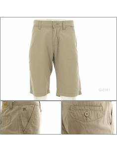 Celana Pendek Cowok Coklat Muda Rivet 35-38