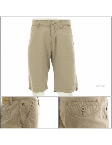 Celana Pendek Cowok Coklat Muda Rivet 35-38