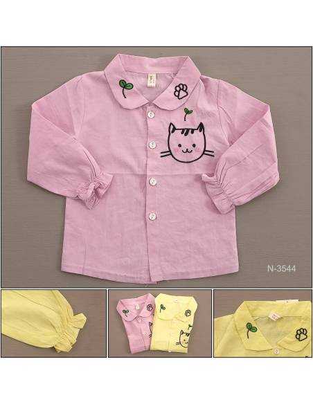 T-shirt/Atasan Anak Cewek Lengan Panjang YueChenBeiBei  L-2XL