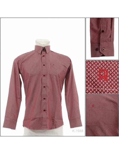 Kemeja Formal Cowok Slim Fit Lengan Panjang Rita Ricci 15-16