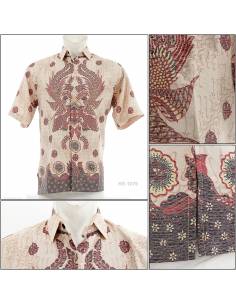 Kemeja Batik Cowok Regular Lengan Pendek Sail L
