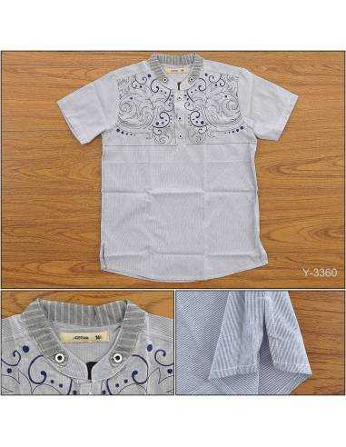 Kemeja Muslim Anak Cowok Lengan Pendek Benri 12-14