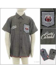 Kemeja Anak Cowok Lengan Pendek Benri 5-9