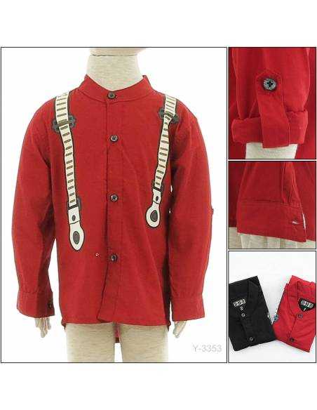 Kemeja Muslim Anak Cowok Lengan Panjang  Benri 1-3