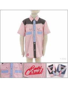 Kemeja Anak Cowok Lengan Pendek Benri 5-9