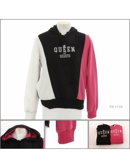 Sweater Hoodie Cewek Benri M-XL