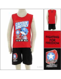 Setelan Kaos Anak Cowok Tanpa Lengan Babies L