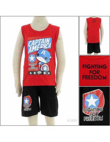 Setelan Kaos Anak Cowok Tanpa Lengan Babies L