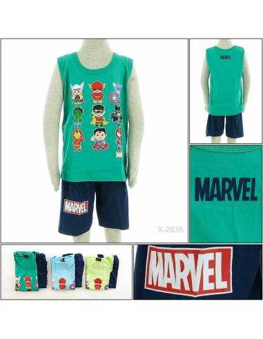 Setelan Kaos Anak Cowok Tanpa Lengan Babies XL