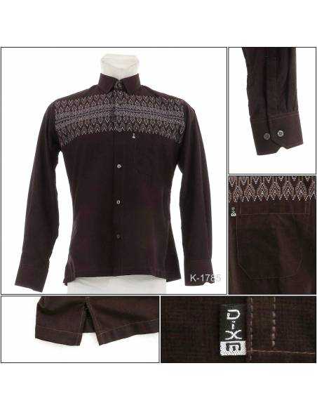 Kemeja Formal Cowok Regular Lengan Panjang Dixmont M-XL