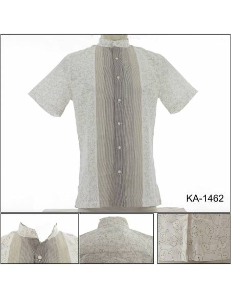 Kemeja Muslim Cowok Lengan Pendek Oto ono M-L