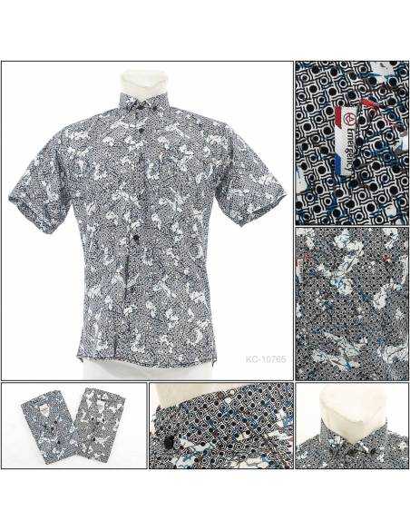 Kemeja Cowok Lengan Pendek Emergency  M-XL