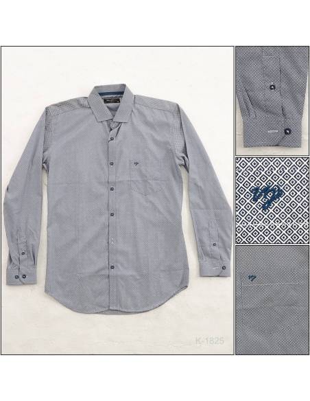 Kemeja Formal Cowok Regular Lengan Panjang Van Jose XL-2XL