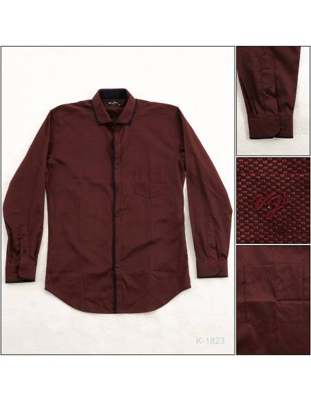 Kemeja Formal Cowok Regular Lengan Panjang Van Jose XL-2XL