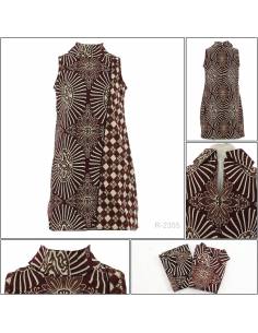 Sackdress Batik Cewek Tanpa Lengan Tasya All Size