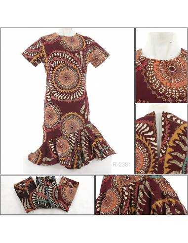 Sackdress Batik Cewek Lengan Pendek Bulberi XL