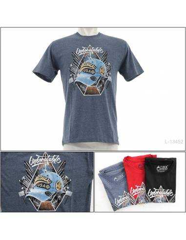 Kaos Oblong Cowok Lengan Pendek Cyber Fitent L