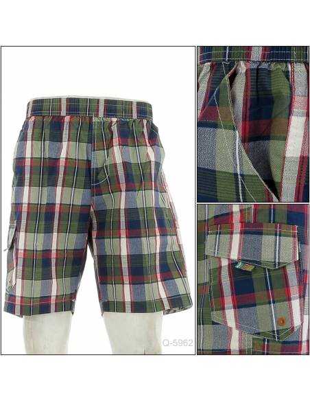 Celana Pendek Kolor Cowok Hijau Tua Alpheus XL-2XL