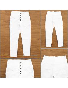 Celana Jeans Panjang Cewek High Waist Putih Red Up 33-34