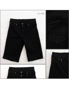 Celana Pendek Jeans Cowok Hitam YM 27-32