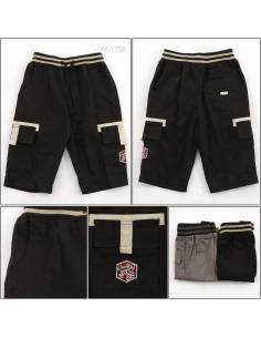 Celana Pendek Katun Anak Cowok Rib Kolor Benri 6-8