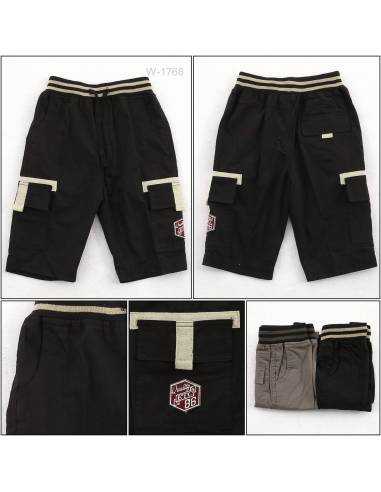 Celana Pendek Katun Anak Cowok Rib Kolor Benri 6-8