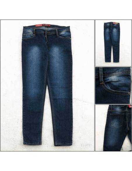 Celana Jeans Panjang Cewek Biru tua Bif one 31-34