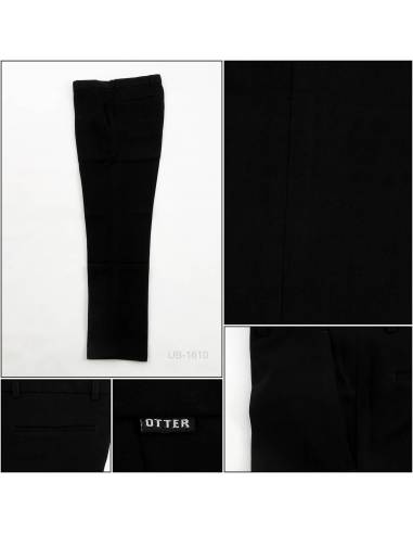 Celana Panjang Formal Cowok Hitam Otter 33-36