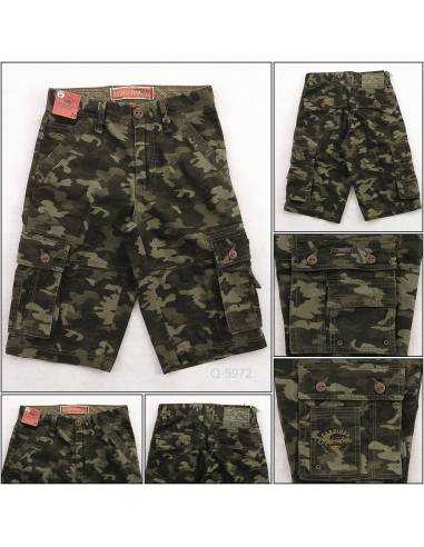 Celana Cargo Pendek Cowok Hijau Cardinal 27-30