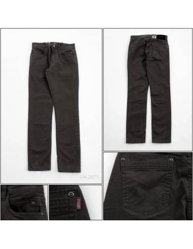 Celana Panjang Katun Slim Fit Cowok Stretch...