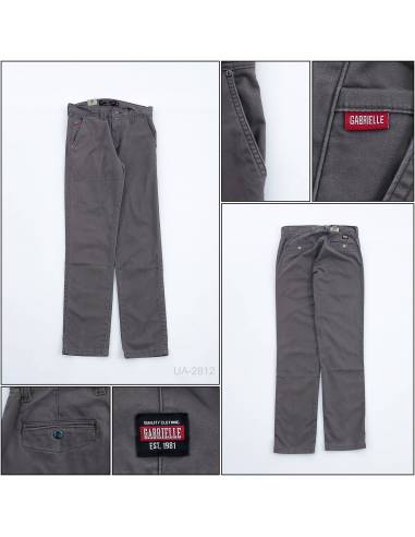 Celana Panjang Katun Slim Fit Cowok Stretch...