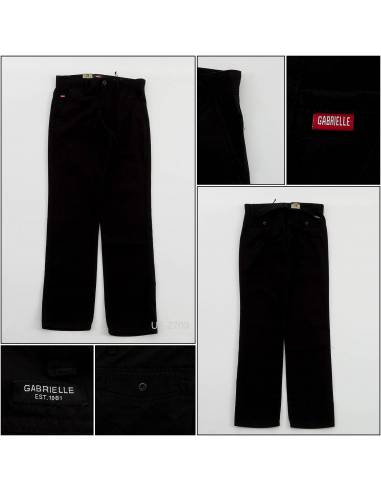 Celana Panjang Cotton Cowok Hitam Gabrielle 29-38