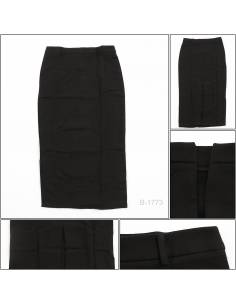 Rok Span Panjang/Long Skirt Hitam Vonna 2XL-4XL