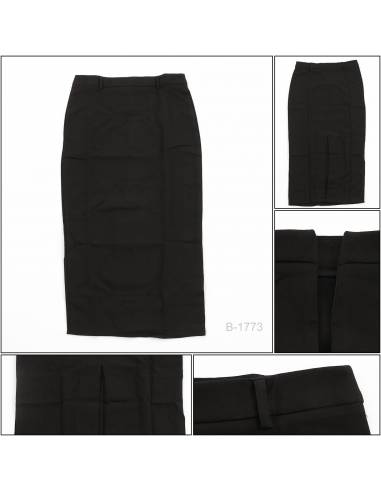 Rok Span Panjang/Long Skirt Hitam Vonna 2XL-4XL