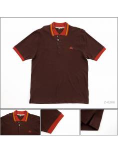 Kaos Kerah Cowok Reguler Lengan Pendek Burberry XL