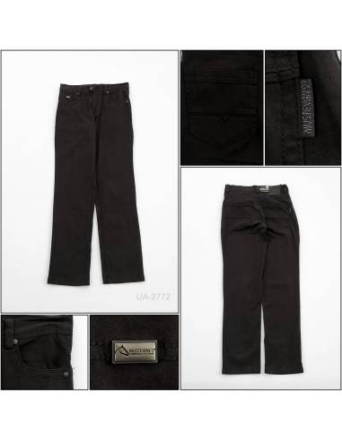 Celana Panjang Katun Reguler Cowok Stretch Must...