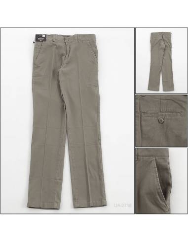 Celana Panjang Katun Slim Fit Cowok Stretch...