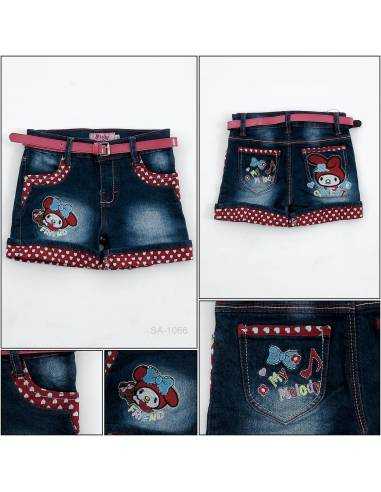 Celana Pendek Jeans Anak Cewek Pinky 8-12