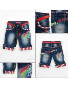 Celana Pendek Jeans Anak Cewek Pinky 4-6