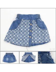 Celana Pendek Jeans Anak Cewek Viely 1-3