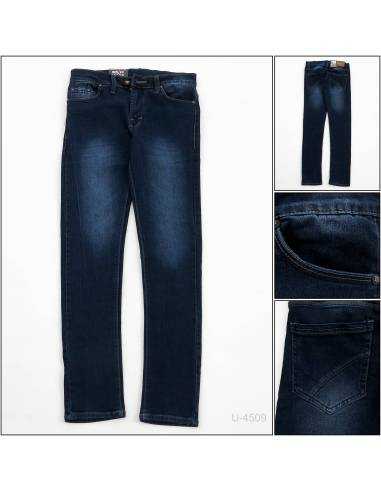 Celana Panjang Jeans Slim Fit Cowok Stretch...