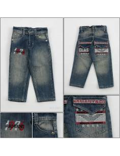 Celana Panjang Jeans Anak Cowok 7/8 Red Sun 4-10