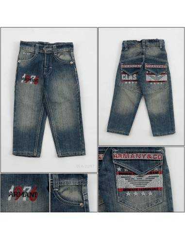 Celana Panjang Jeans Anak Cowok 7/8 Red Sun 4-10